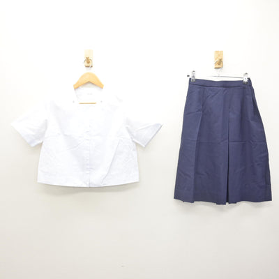 【中古】宮城県 五橋中学校 女子制服 2点 (セーラー服・スカート) sf121565