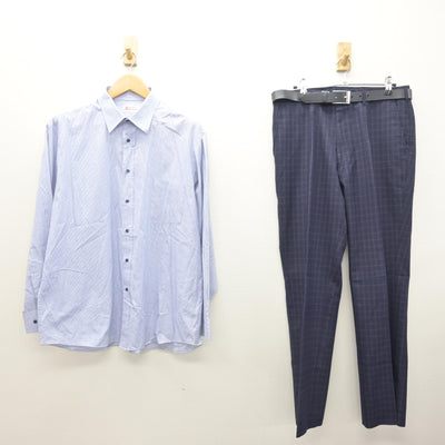 【中古】北海道 北海道科学大学高等学校 男子制服 5点 (ブレザー・シャツ・ズボン) sf121580