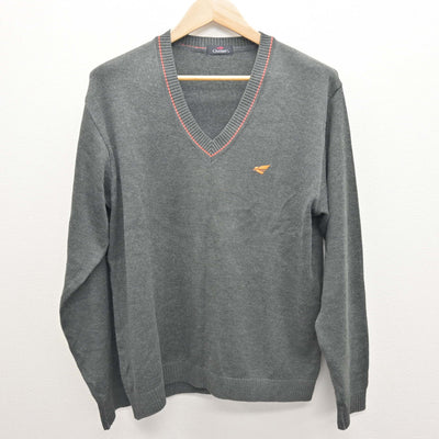 【中古】北海道 北海道科学大学高等学校 男子制服 2点 (ニット・シャツ) sf121581