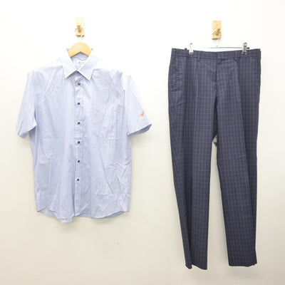 【中古】北海道 北海道科学大学高等学校 男子制服 2点 (シャツ・ズボン) sf121583