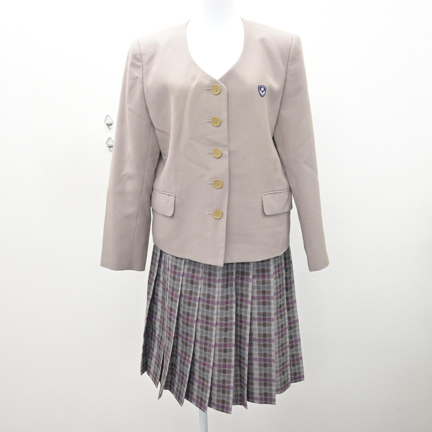 【中古】愛知県 名城大学附属高等学校 女子制服 2点 (ブレザー・スカート) sf121587