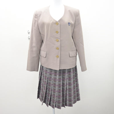 【中古】愛知県 名城大学附属高等学校 女子制服 2点 (ブレザー・スカート) sf121587