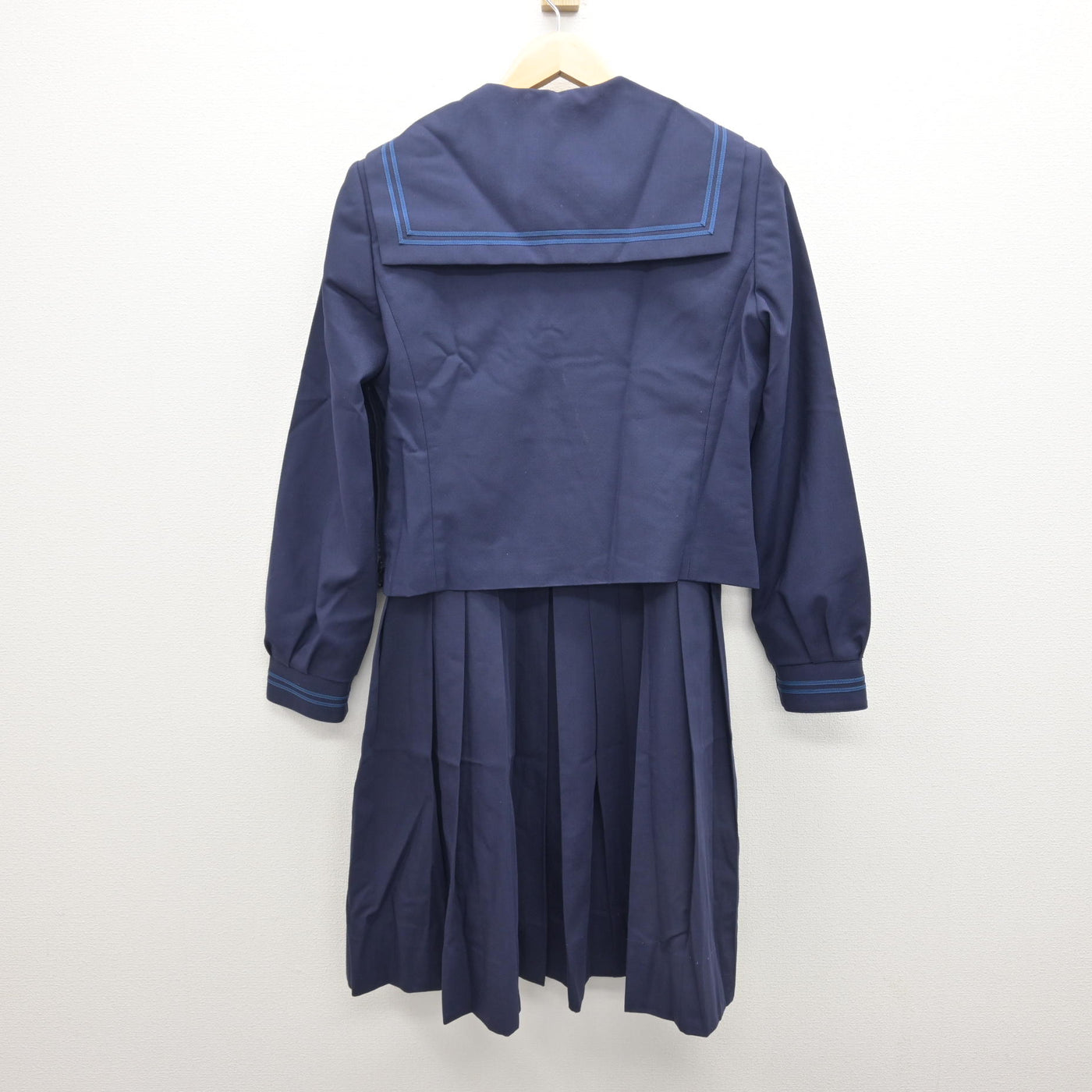 【中古】千葉県 小金北中学校 女子制服 3点 (セーラー服・ジャンパースカート) sf121590