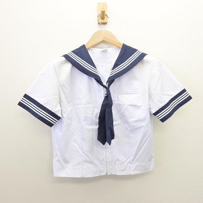【中古】千葉県 野田市立南部中学校 女子制服 3点 (セーラー服・スカート) sf121606