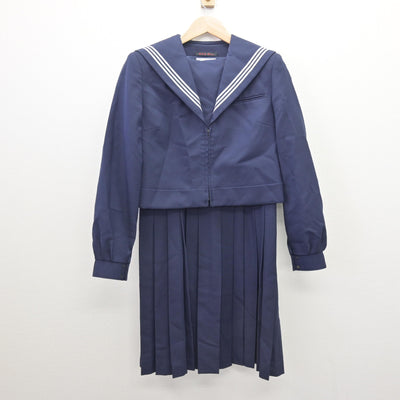 【中古】福岡県 遠賀中学校/旧制服 女子制服 2点 (セーラー服・ジャンパースカート) sf121609