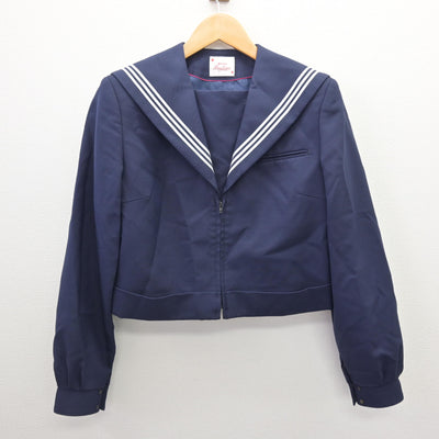 【中古】福岡県 遠賀中学校/旧制服 女子制服 2点 (セーラー服・ジャンパースカート) sf121609