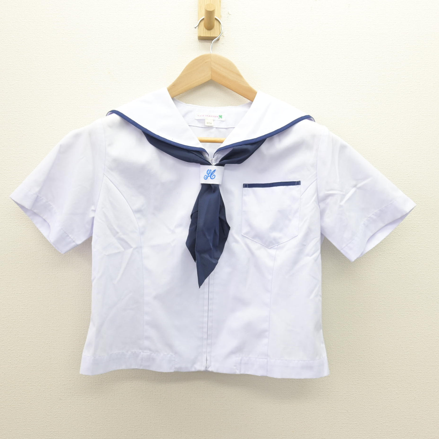【中古】静岡県 北星中学校 女子制服 4点 (セーラー服・スカート) sf121621