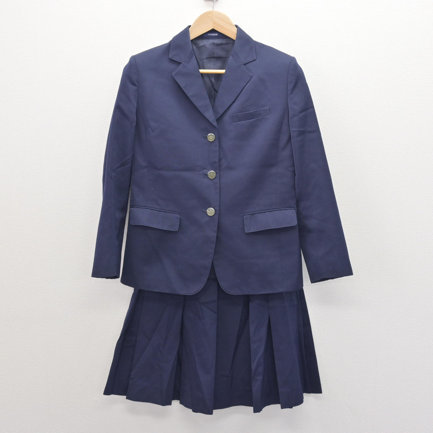 【中古】滋賀県 彦根市立南中学校/旧制服 女子制服 2点 (ブレザー・スカート) sf121622