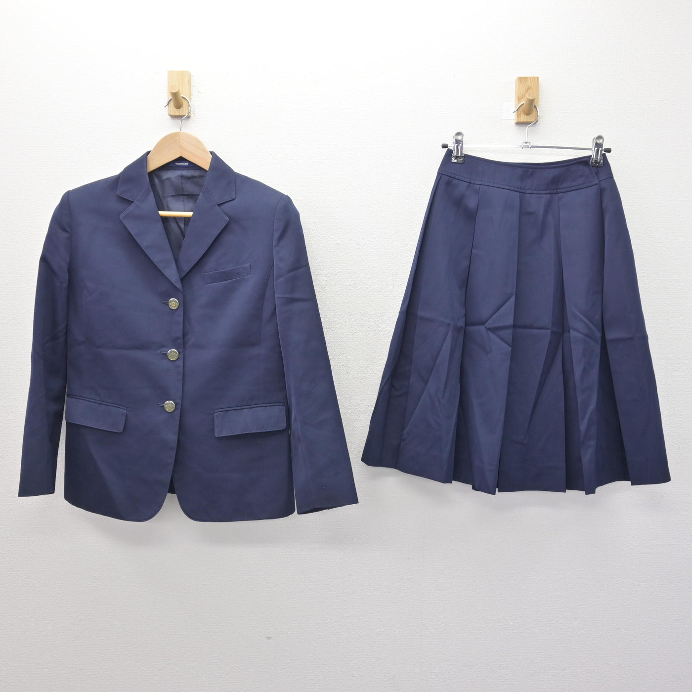 【中古】滋賀県 彦根市立南中学校/旧制服 女子制服 2点 (ブレザー・スカート) sf121622