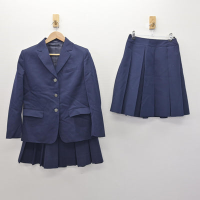 【中古】滋賀県 彦根市立南中学校/旧制服 女子制服 3点 (ブレザー・スカート・スカート) sf121623
