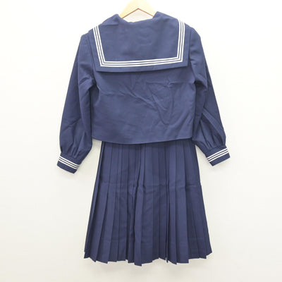 【中古】兵庫県 西脇南中学校 女子制服 3点 (セーラー服・スカート) sf121637