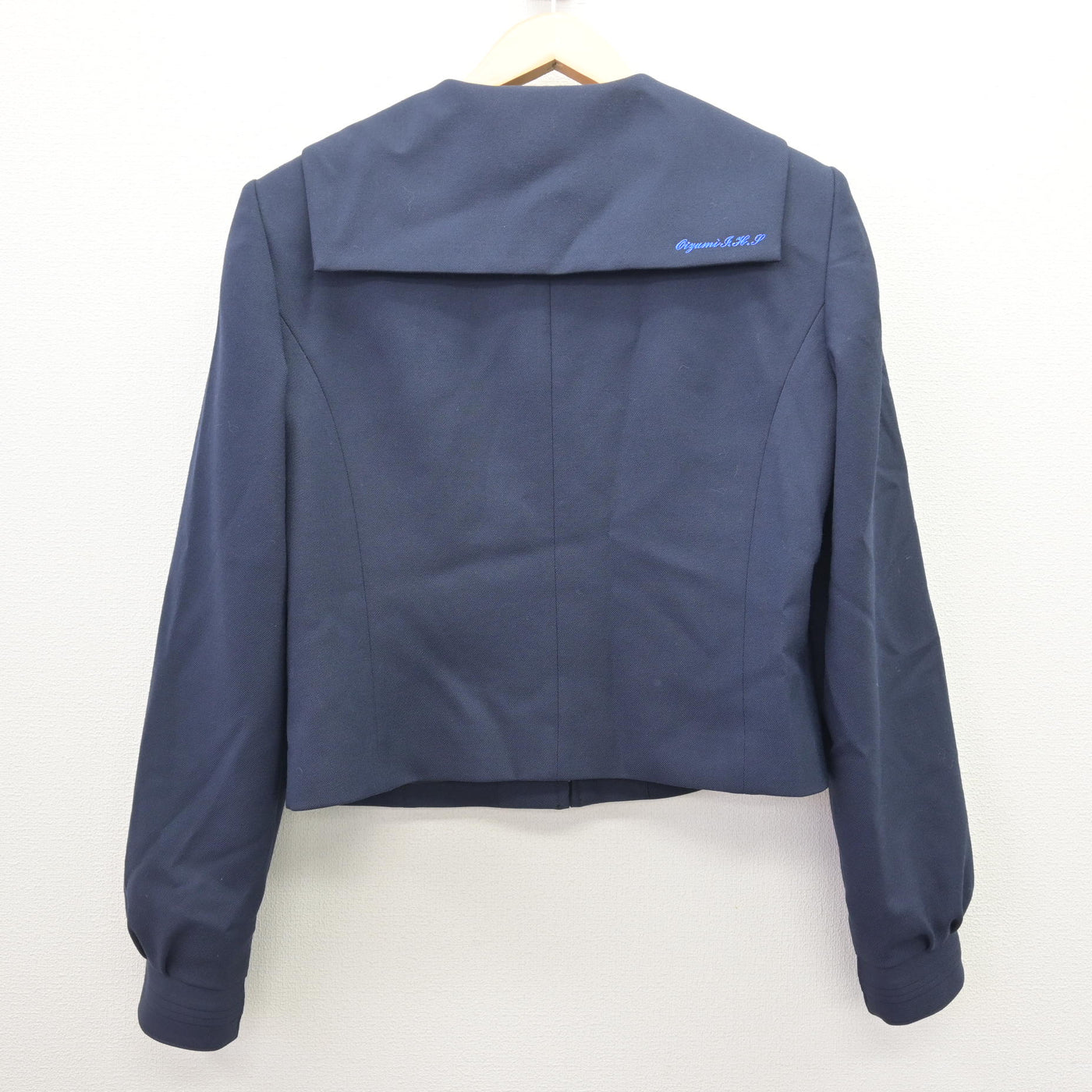 【中古】富山県 大泉中学校 女子制服 3点 (セーラー服・スカート) sf121656