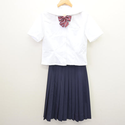 【中古】富山県 大泉中学校 女子制服 3点 (セーラー服・スカート) sf121657
