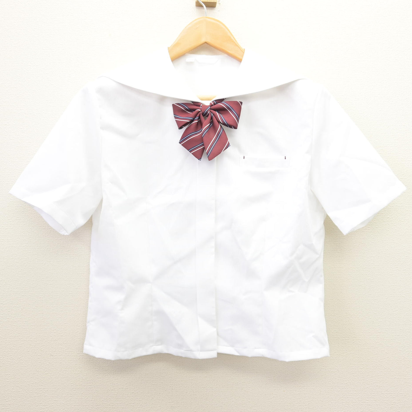 【中古】富山県 大泉中学校 女子制服 3点 (セーラー服・スカート) sf121657