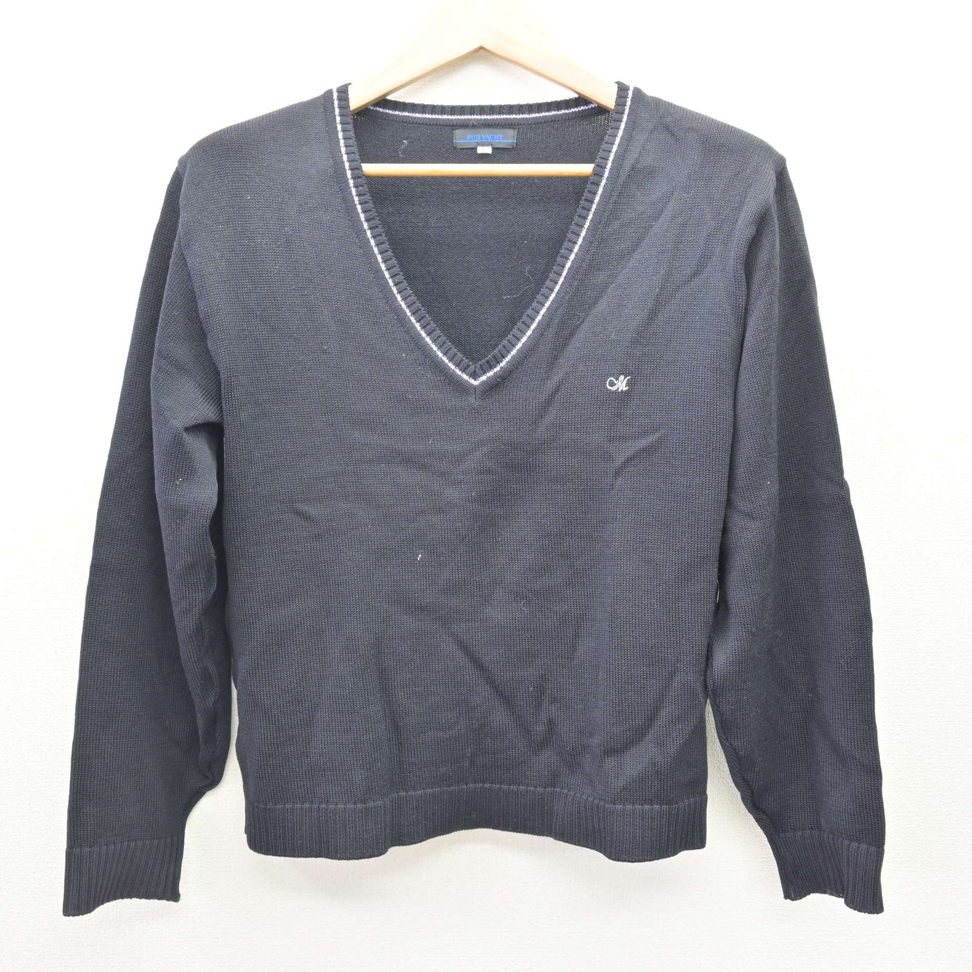 【中古】東京都 三輪田学園高等学校 女子制服 2点 (ニット・ニットベスト) sf121658