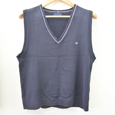 【中古】東京都 三輪田学園高等学校 女子制服 2点 (ニット・ニットベスト) sf121658