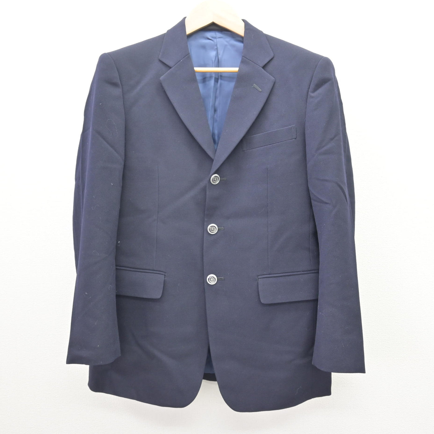 【中古】神奈川県 住吉高等学校 男子制服 4点 (ブレザー・ズボン) sf121661