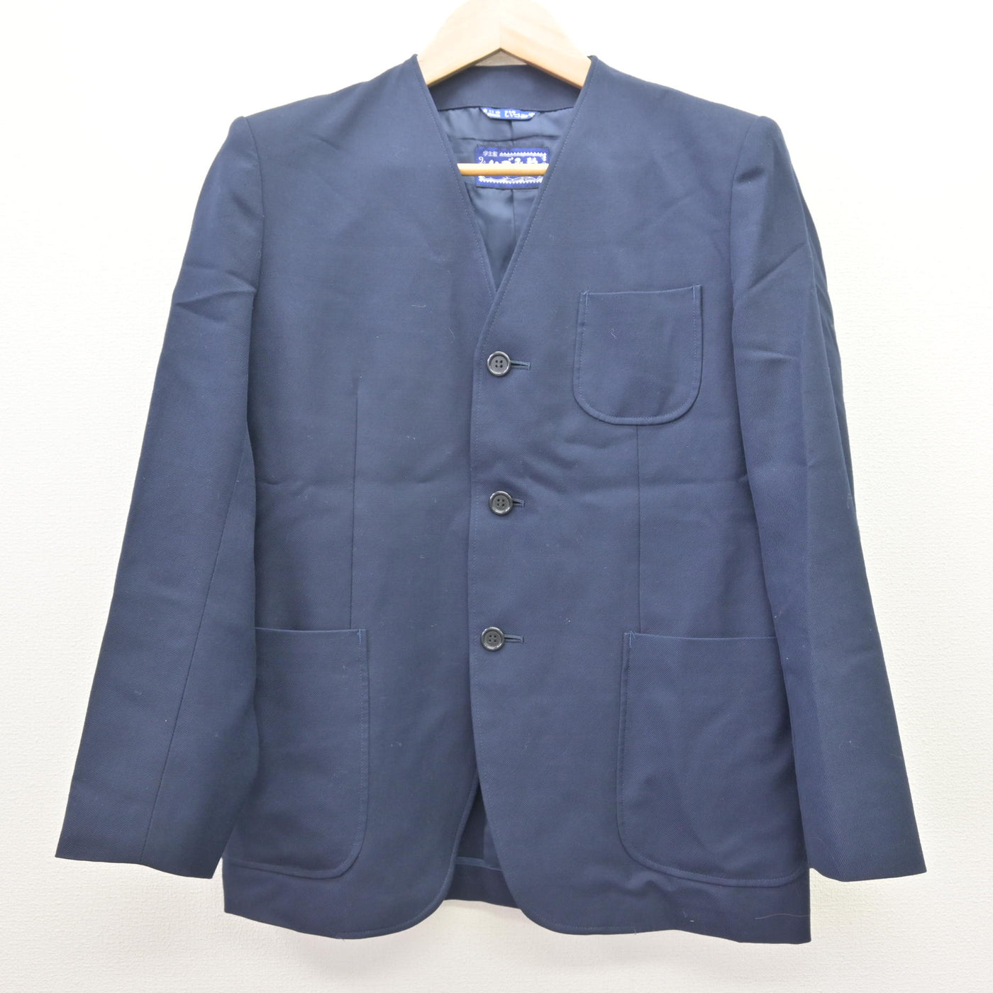 【中古】神奈川県 西高津中学校 男子制服 3点 (ブレザー・ズボン) sf121662