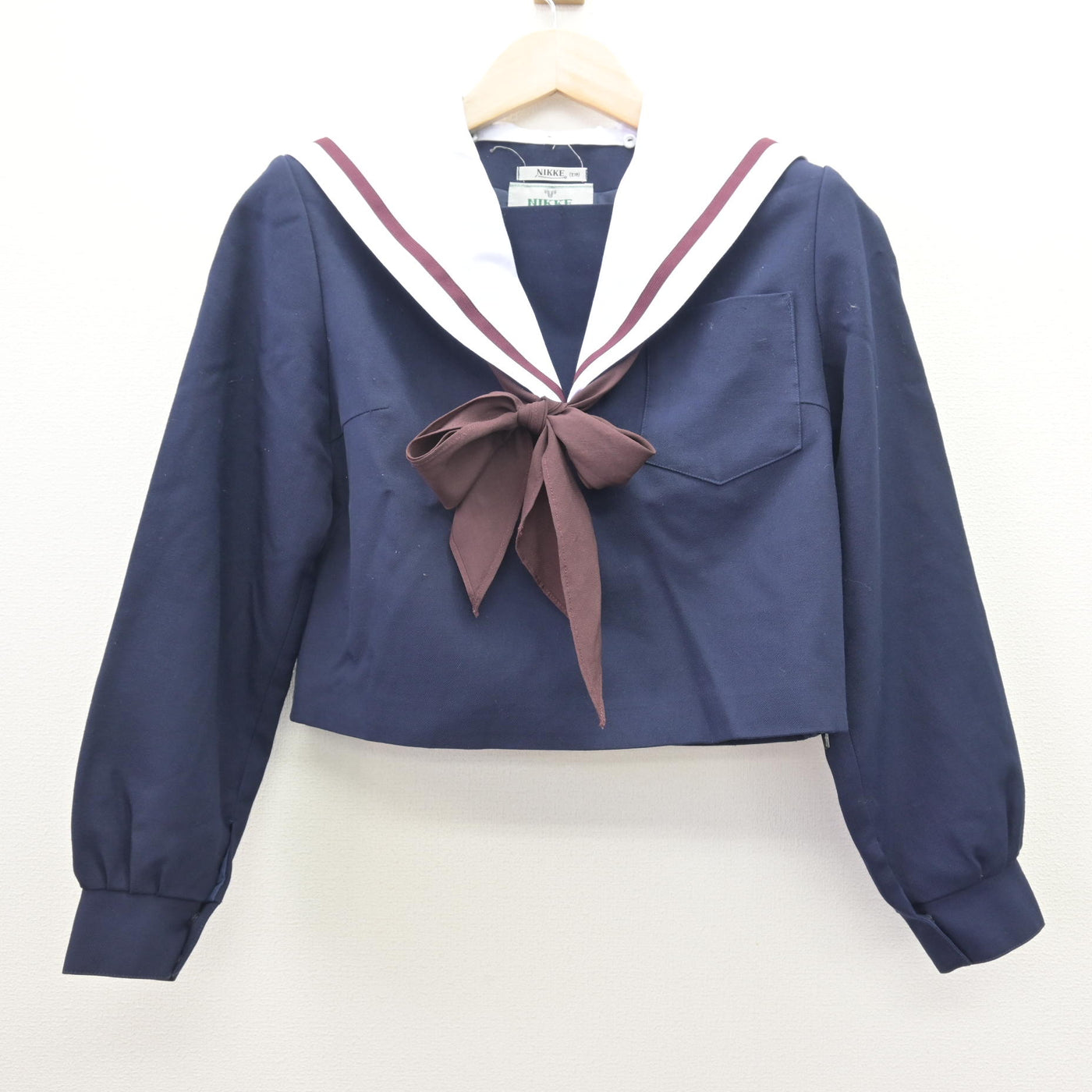 【中古】愛知県 刈谷高等学校 女子制服 3点 (セーラー服・スカート) sf121663