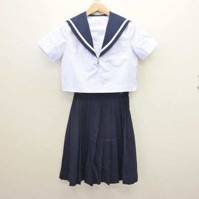 【中古】愛知県 刈谷高等学校 女子制服 2点 (セーラー服・スカート) sf121664