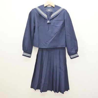 【中古】埼玉県 上平中学校 女子制服 3点 (セーラー服・スカート・スカート) sf121672