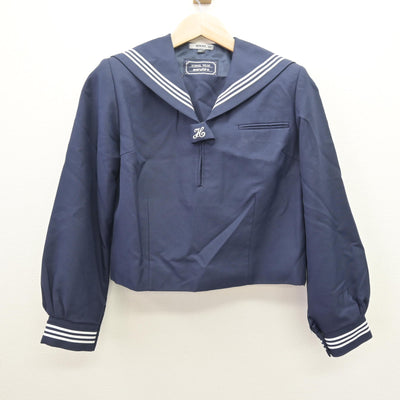 【中古】埼玉県 上平中学校 女子制服 3点 (セーラー服・スカート・スカート) sf121672