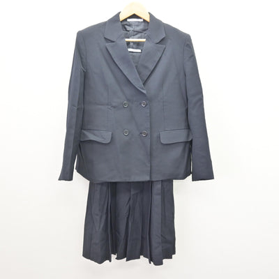 【中古】埼玉県 不動岡高等学校 女子制服 2点 (ブレザー・ジャンパースカート) sf121673