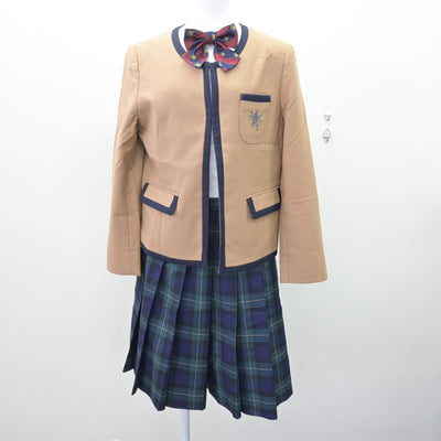 【中古】宮城県 秀光中学校 女子制服 4点 (ブレザー・シャツ・スカート) sf121681
