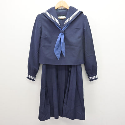 【中古】神奈川県 御幸中学校/旧制服 女子制服 4点 (セーラー服・スカート・ジャンパースカート) sf121682