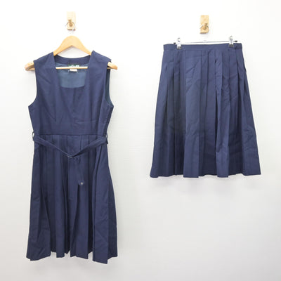 【中古】神奈川県 御幸中学校/旧制服 女子制服 4点 (セーラー服・スカート・ジャンパースカート) sf121682