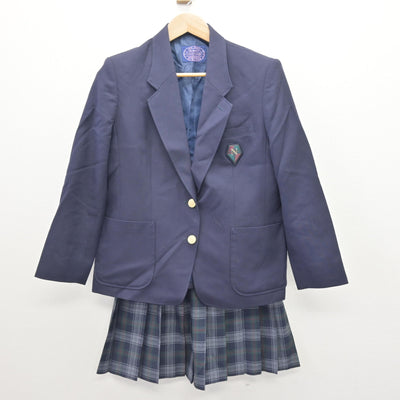 【中古】神奈川県 中和田中学校 女子制服 4点 (ブレザー・スカート) sf121702