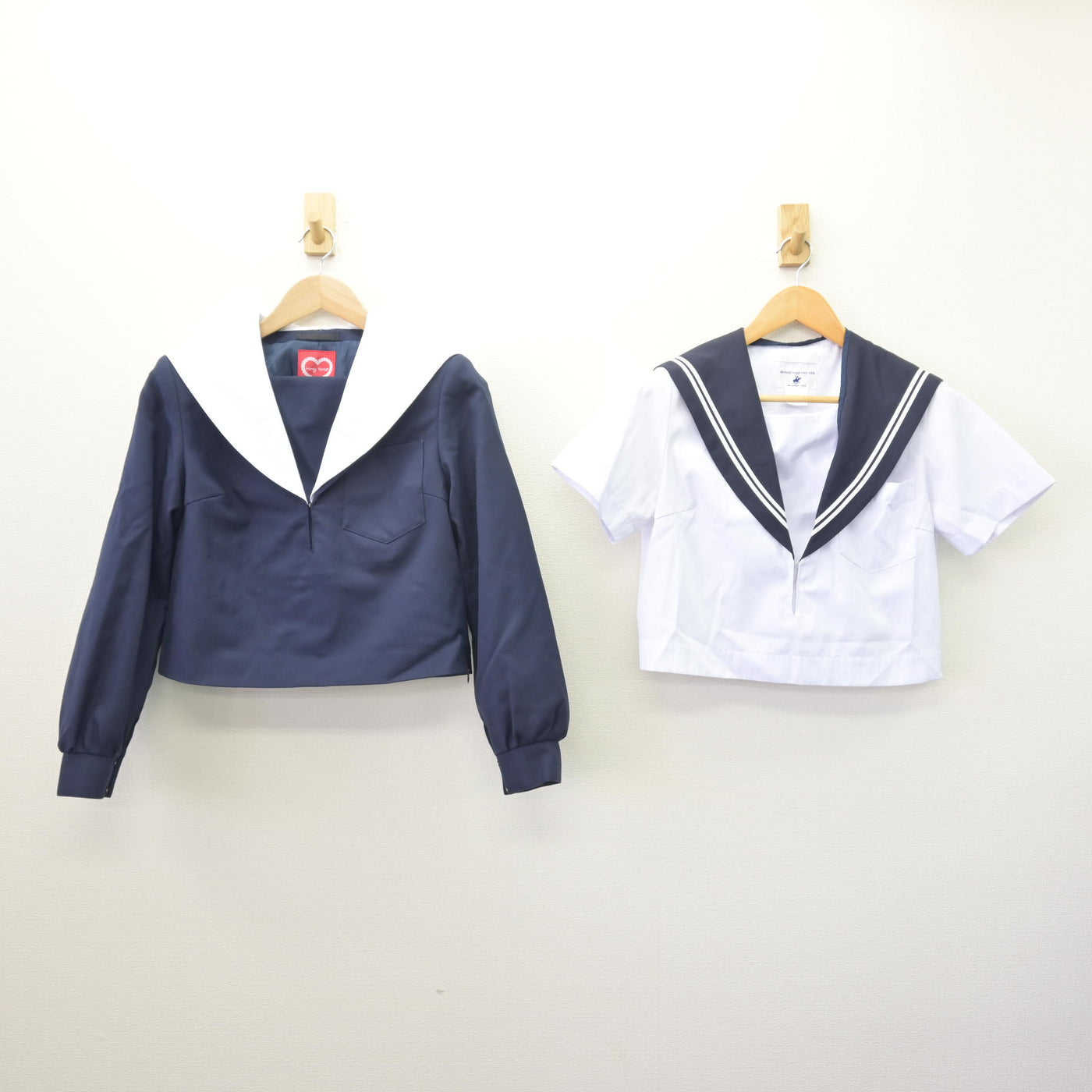 【中古】愛知県 竜北中学校 女子制服 2点 (セーラー服・セーラー服) sf121712