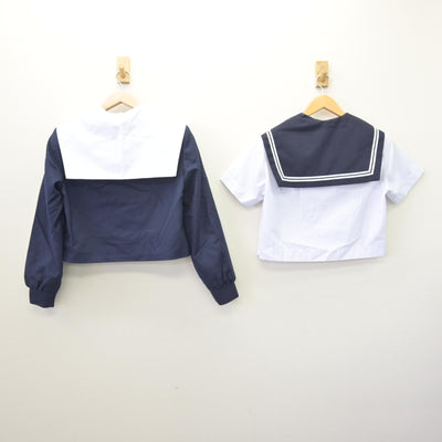 【中古】愛知県 竜北中学校 女子制服 2点 (セーラー服・セーラー服) sf121712