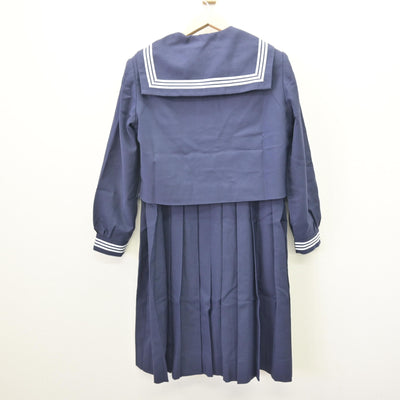 【中古】熊本県 西合志南中学校 女子制服 3点 (セーラー服・ジャンパースカート) sf121720