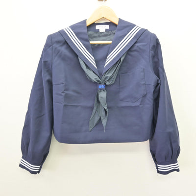 【中古】熊本県 西合志南中学校 女子制服 3点 (セーラー服・ジャンパースカート) sf121720