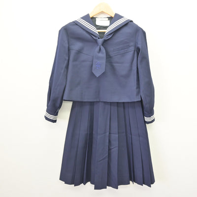 【中古】東京都 大妻多摩中学高等学校 女子制服 3点 (セーラー服・スカート) sf121725