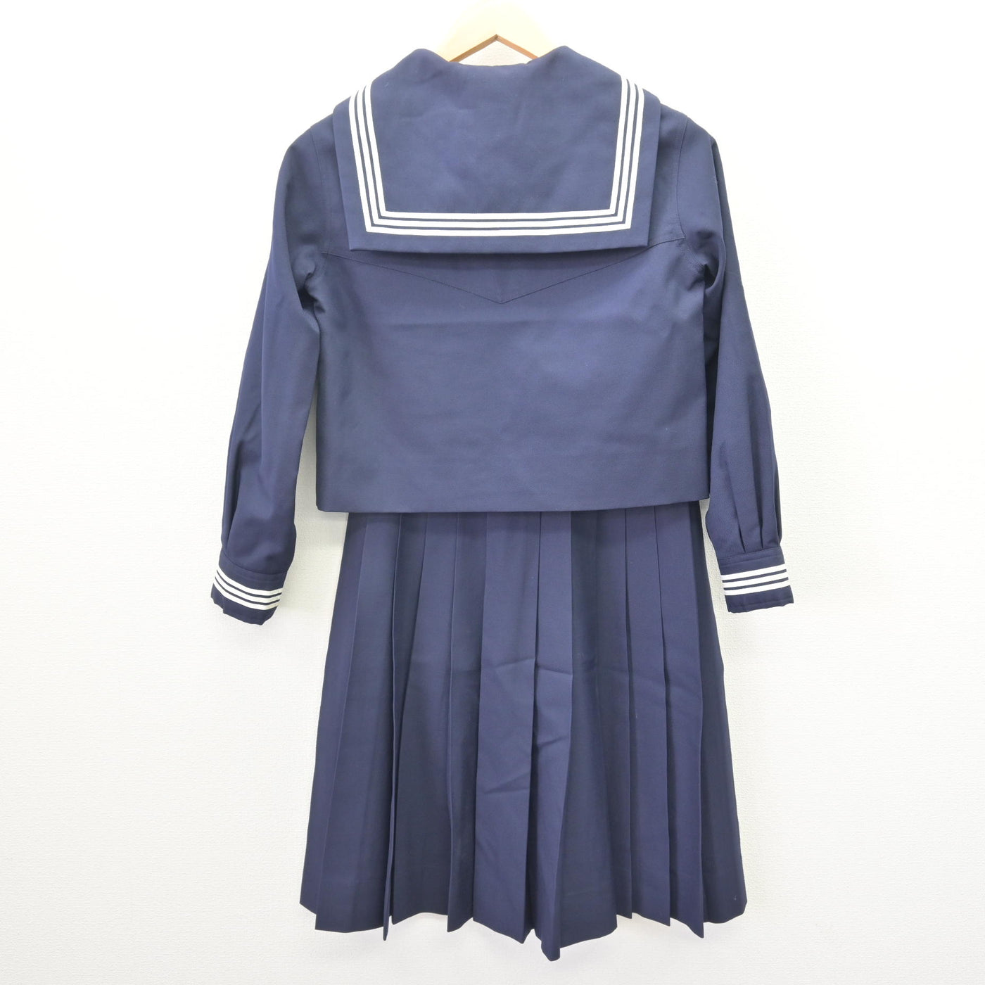 【中古】東京都 大妻多摩中学高等学校 女子制服 3点 (セーラー服・スカート) sf121725