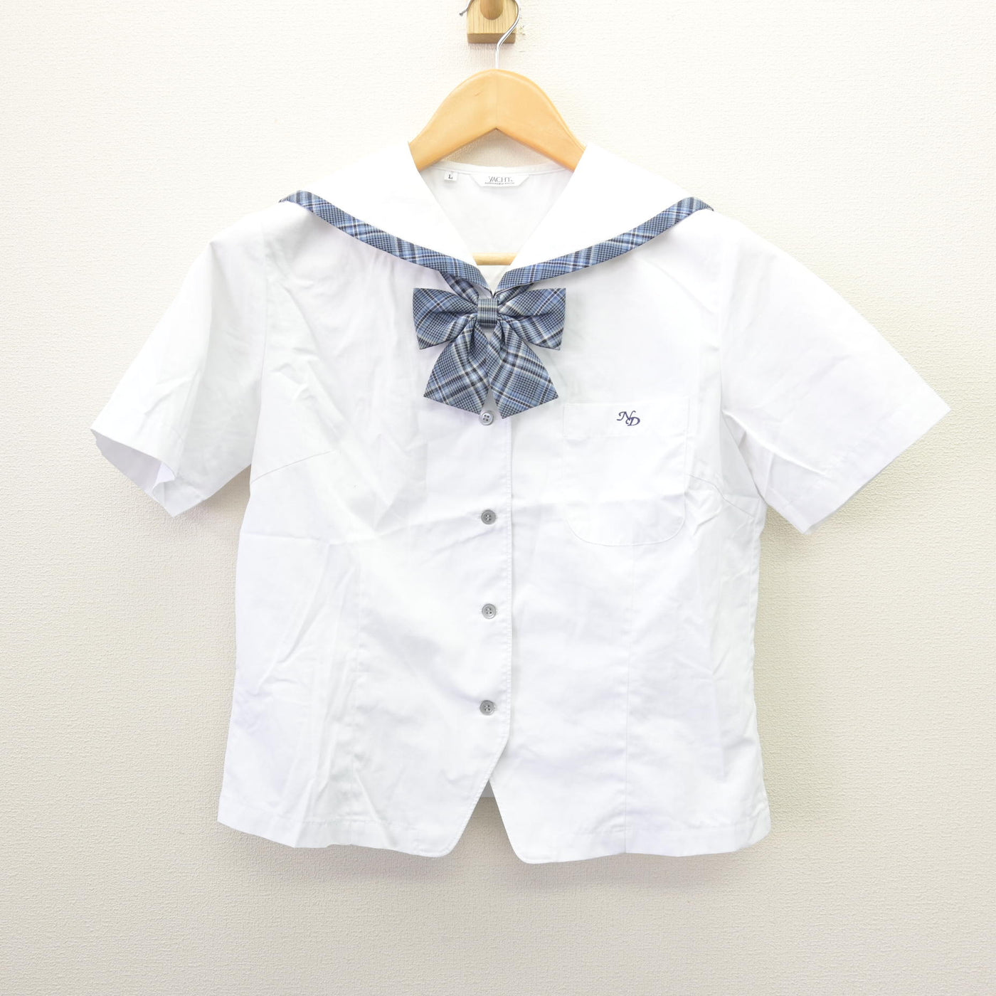 【中古】新潟県 新潟第一中学校・新潟第一高等学校 女子制服 3点 (セーラー服・スカート) sf121727