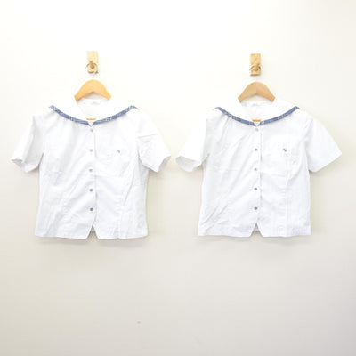 【中古】新潟県 新潟第一中学校・新潟第一高等学校 女子制服 2点 (セーラー服) sf121728