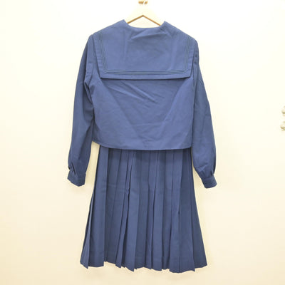 【中古】北海道 滝川西高等学校 女子制服 3点 (セーラー服・スカート) sf121747