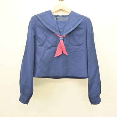 【中古】北海道 滝川西高等学校 女子制服 3点 (セーラー服・スカート) sf121747