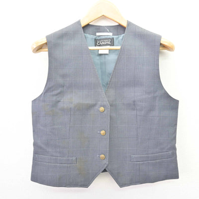 【中古】千葉県 八街学園高等学校 女子制服 3点 (ブレザー・ベスト・スカート) sf121777