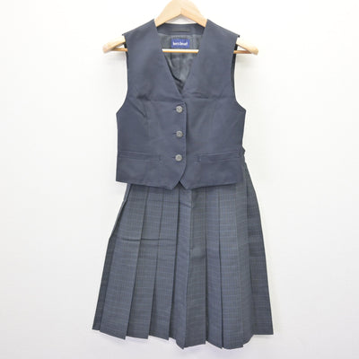 【中古】東京都 福生第一中学校 女子制服 3点 (ブレザー・ベスト・スカート) sf121781