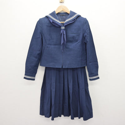 【中古】千葉県 昭和学院秀英中学校・高等学校 女子制服 3点 (セーラー服・スカート) sf121794