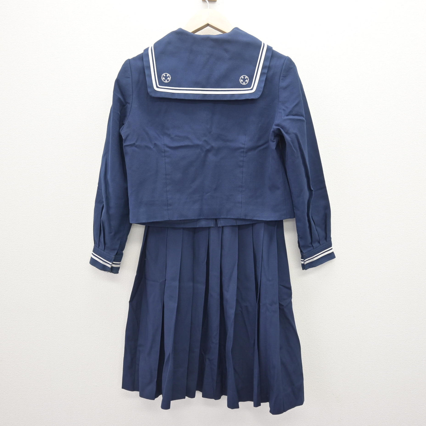 【中古】千葉県 昭和学院秀英中学校・高等学校 女子制服 3点 (セーラー服・スカート) sf121794