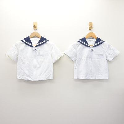 【中古】千葉県 昭和学院秀英中学校・高等学校 女子制服 3点 (セーラー服・セーラー服・スカート) sf121795