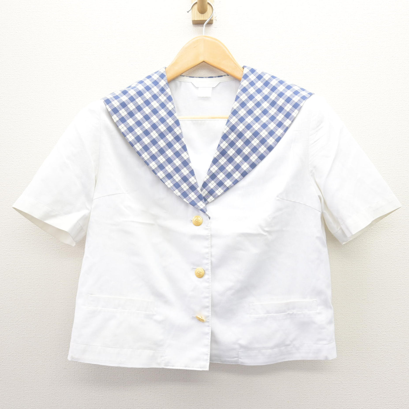 【中古】宮城県 聖和学園高等学校 女子制服 2点 (ニット・セーラー服) sf121800