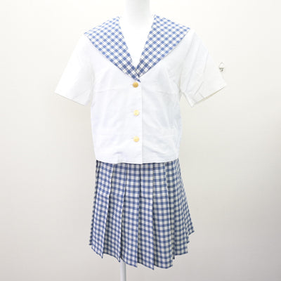 【中古】宮城県 聖和学園高等学校 女子制服 2点 (セーラー服・スカート) sf121801