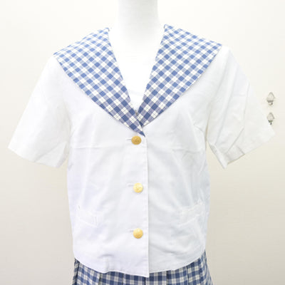 【中古】宮城県 聖和学園高等学校 女子制服 2点 (セーラー服・スカート) sf121801