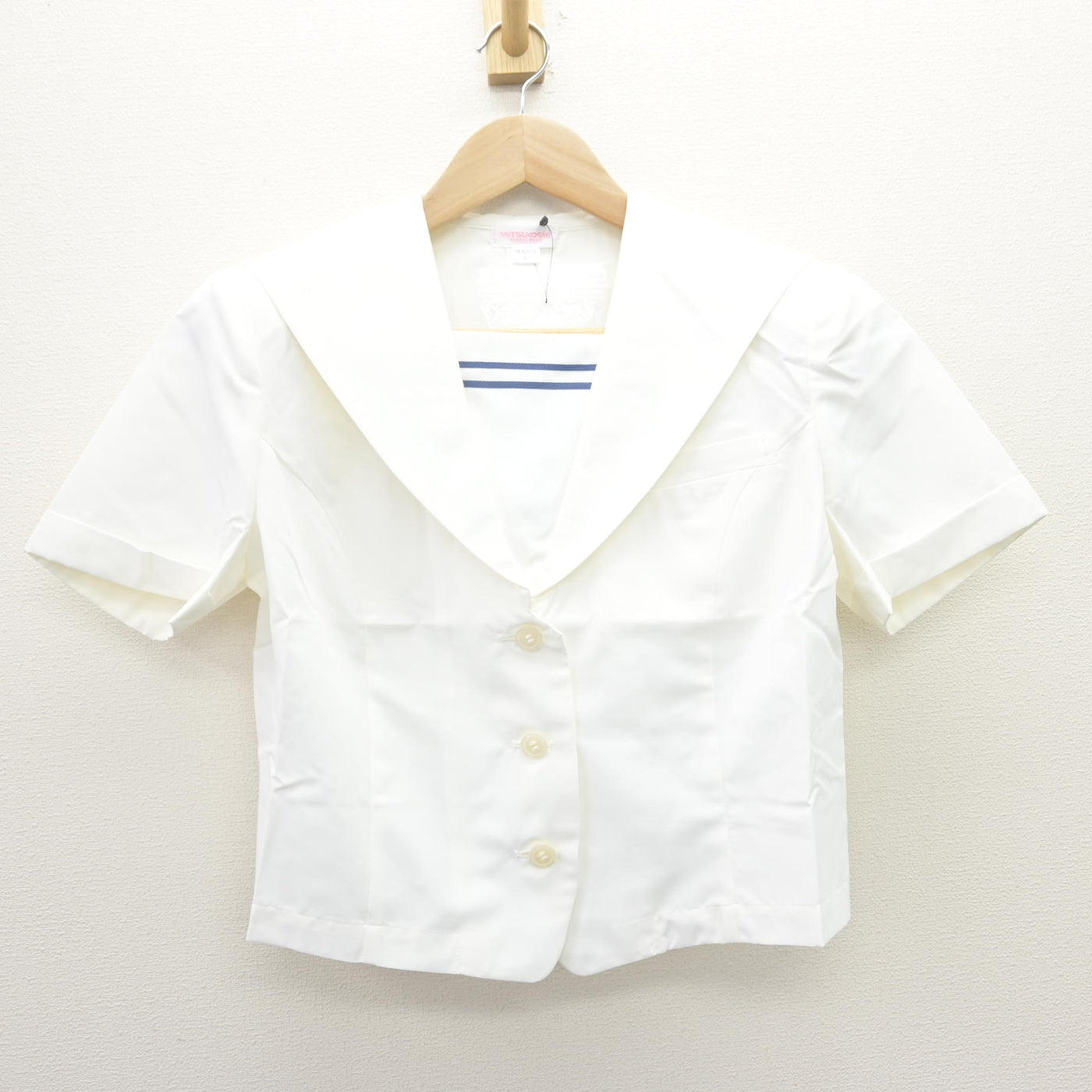 【中古】東京都 晴海総合高等学校 女子制服 2点 (セーラー服・スカート) sf121803